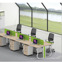 Commercial Conference Room Desk Modular Office Cubicles 4 Seater Office Workstation with Mobile Cabinet